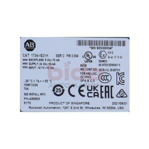 Allen-Bradley 1734-IE2VK Analog‑Eingangsmodul / Analogue...
