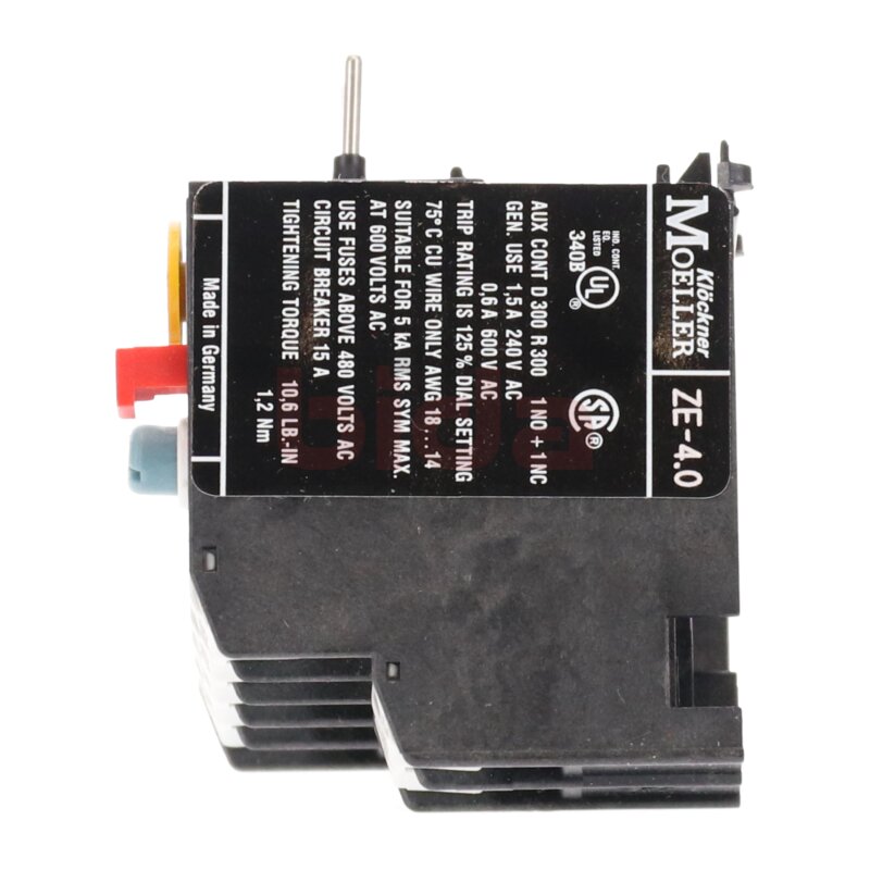 Moeller ZE-4.0 2.4-4.A Motorschutzrelais Motor Protection Relay 2,4-4,0A