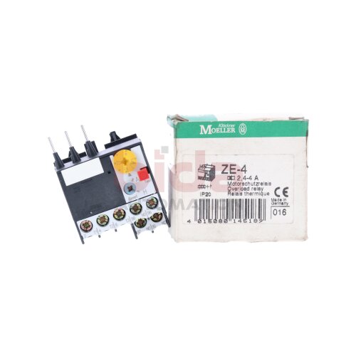 Moeller ZE-4.0 2.4-4.A Motorschutzrelais Motor Protection Relay 2,4-4,0A