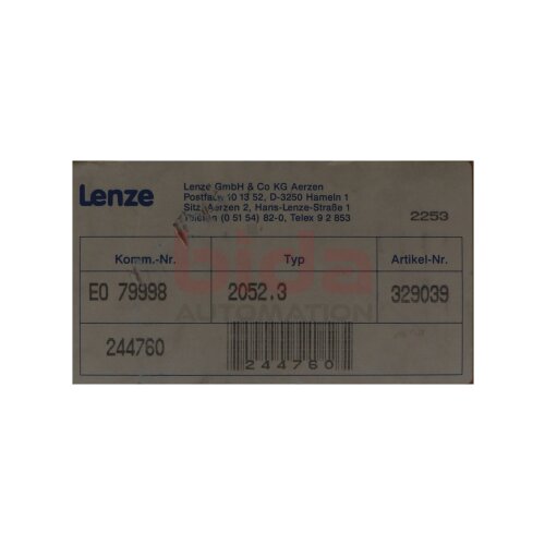 Lenze  AR115358-NOB