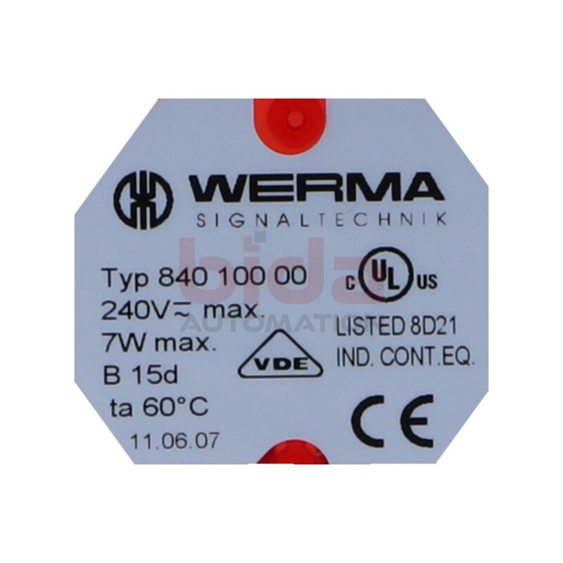 WERMA 840 100 00  Dauerlichtelement / continuous light element