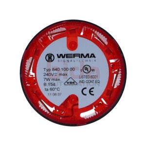 WERMA 840 100 00  Dauerlichtelement / continuous light...