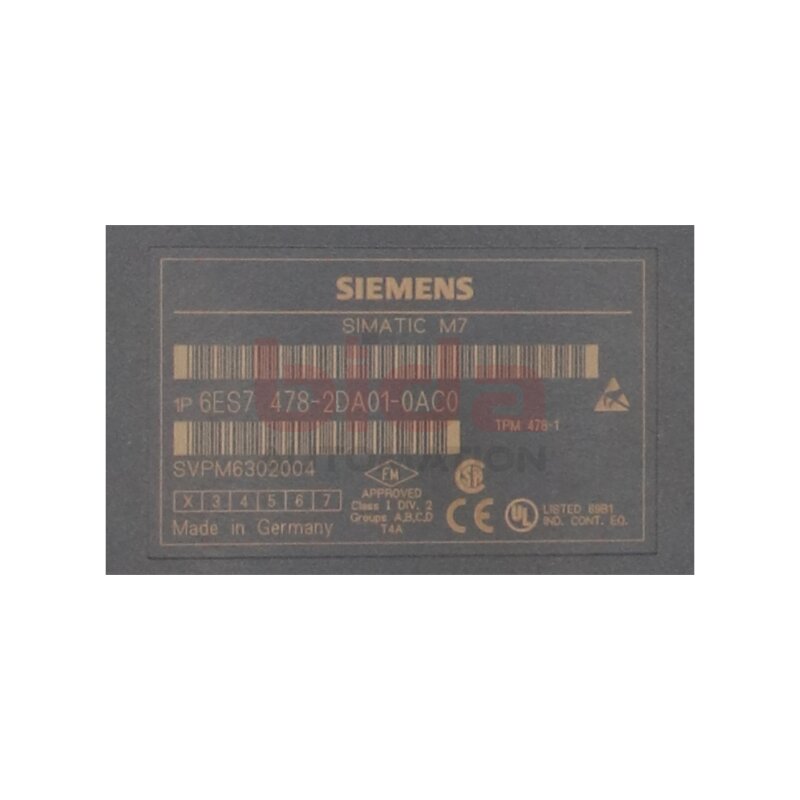Siemens 6ES7478-2DA01-0AC0 Anschaltung TPM478-1 f&uuml;r CS275 Connection