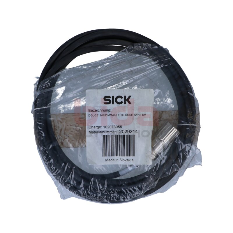 Sick DOL-2312-G05MMA3 Leitungsdose / Anschlussleitung 12‑polig, 5 m 7  Connection box / connection cable, 12-pin, 5 m