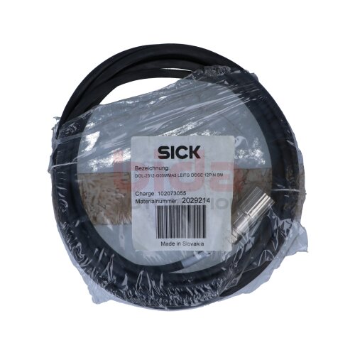 Sick DOL-2312-G05MMA3 Leitungsdose / Anschlussleitung 12‑polig, 5 m 7  Connection box / connection cable, 12-pin, 5 m