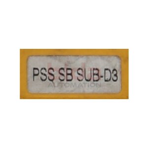 Pilz  PSS SB SUB-D3 SafetyBUS Stecker / SafetyBUS connector