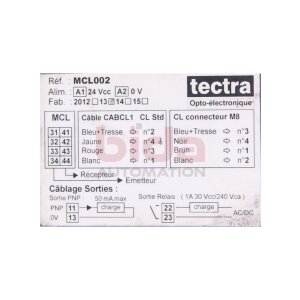 tectra MCL002 Sicherheitsrelais / safety relay 24V