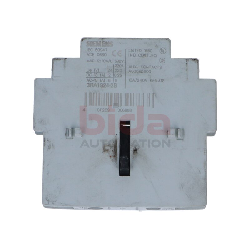 Siemens 3RA1924-2B / 3RA1 924-2B  MECH. SPERRGLIED / MECHANICAL LOCKING ELEMENT