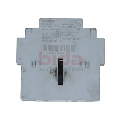 Siemens 3RA1924-2B / 3RA1 924-2B  MECH. SPERRGLIED / MECHANICAL LOCKING ELEMENT