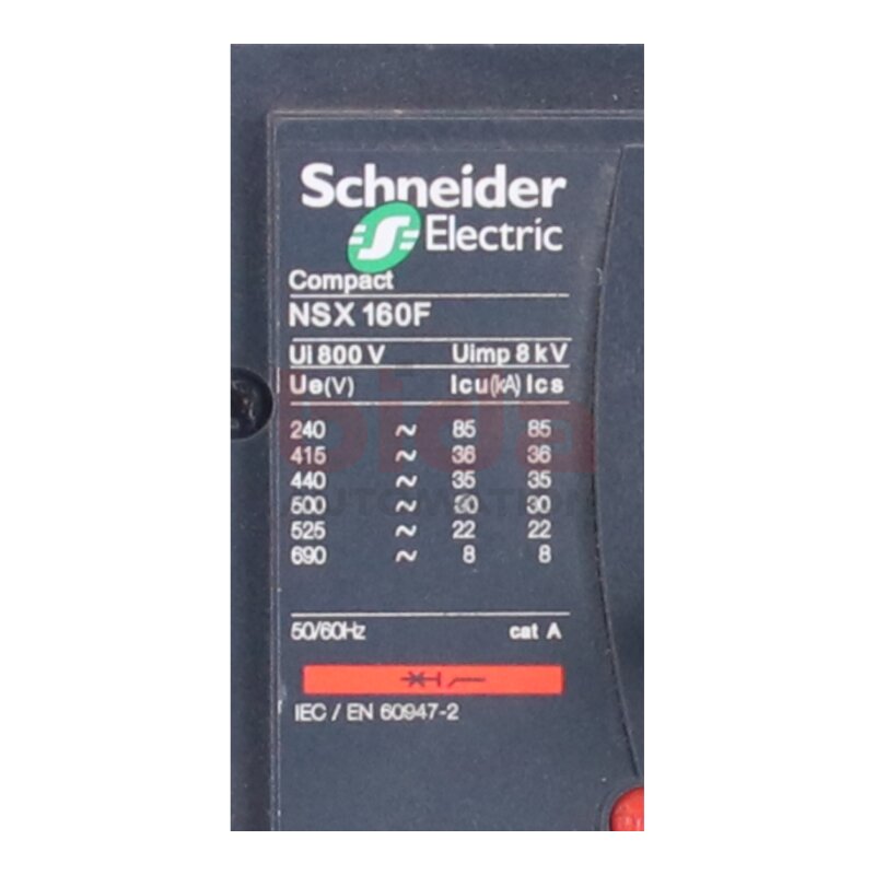 Schneider NSX160F Kompaktleistungsschalter Compact circuit breaker