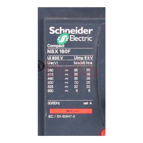 Schneider NSX160F Kompaktleistungsschalter Compact circuit breaker