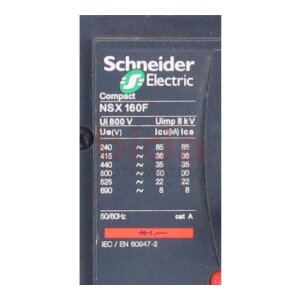 Schneider NSX160F Kompaktleistungsschalter Compact...