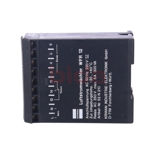 KRIWAN WFR12 / WFR 12 (52 N 210) Luftstromw&auml;chter Airflow monitor
