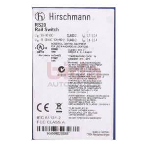 Hirschmann RS20-0800M2T1SDAEHH01.0.08 Industrieller...