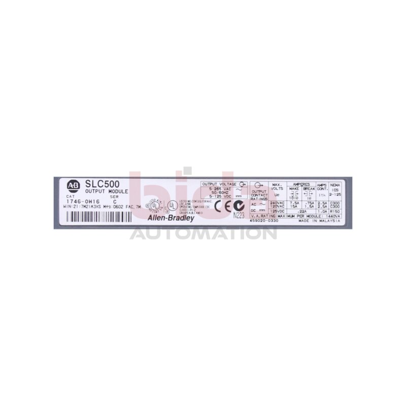 Allen-Bradley SLC500 Ausgangsmodule / Output Module