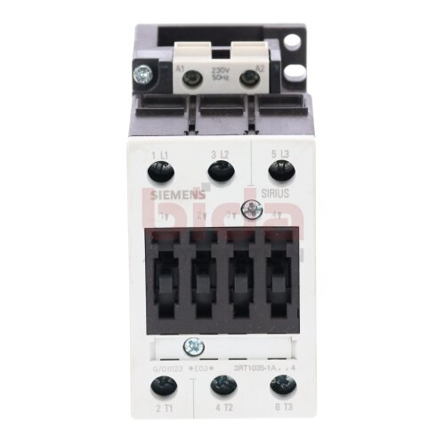 Siemens 3RT1035-1AP04 / 3RT1 035-1AP04 (3RT1035-1A..4) Leistungssch&uuml;tz Power Contactor 230V