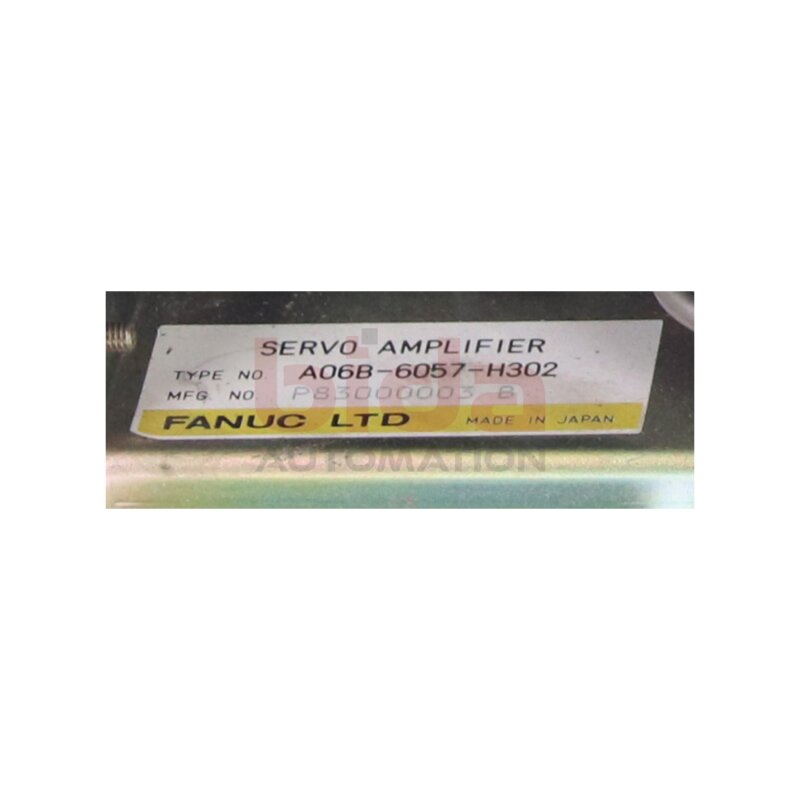 Fanuc A06B-6057-H302  Servoverst&auml;rker / Servoamplifier