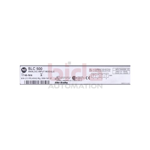 Allen-Bradley 1746-NI4  Analog‑Eingangsmodul / Analog Input Module