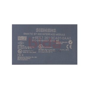 Siemens 6ES7361-3CA01-0AA0 / 6ES7 361-3CA01-0AA0 SIMATIC...