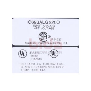 Fanuc IC693ALG220D Analogeingabe Input analog