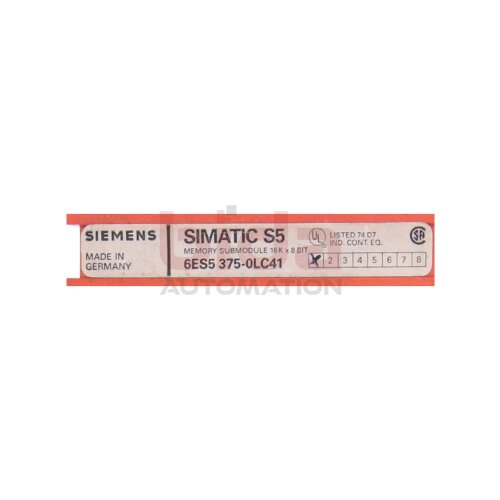 Siemens 6ES5375-0LC41 / 6ES5 375-0LC41 SIMATIC S5, Speichermodul / memory module 375 EEPROM, 16 KByte