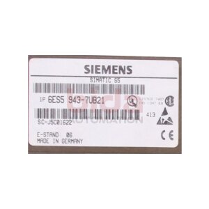 Siemens 6ES5943-7UB21 / 6ES5 943-7UB21 SIMATIC S5, CPU...