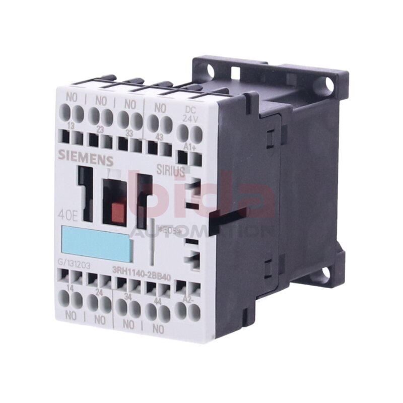 Siemens 3RH1140-2BB40 / 3RH1 140-2BB40 Hilfssch&uuml;tz / auxiliary contactor