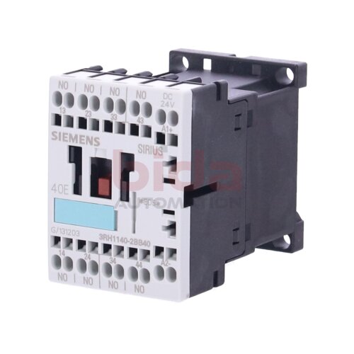Siemens 3RH1140-2BB40 / 3RH1 140-2BB40 Hilfssch&uuml;tz / auxiliary contactor