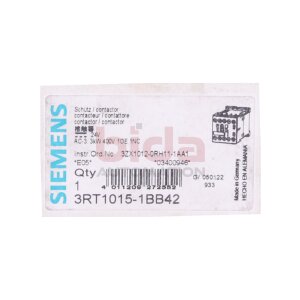 Siemens 3RT1015-1BB42 / 3RT1 015-1BB42...
