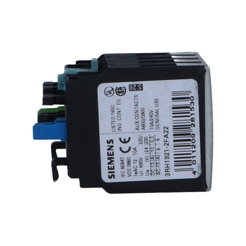 Siemens 3RH1921-2FA22 / 3RH1 921-2FA22 Hilfsschalterblock / auxiliary switch block