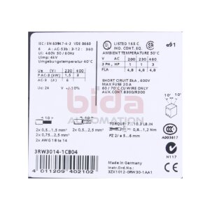 Siemens 3RW3014-1CB04 / 3RW3 014-1CB04 SIRIUS...