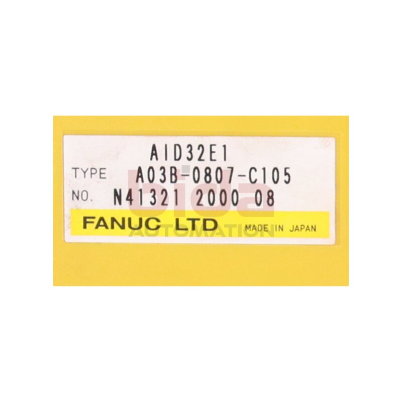 Fanuc A03B-0807-C105 EINGABEMODUL / INPUT MODULE