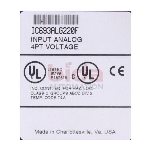 Fanuc IC693ALG220F Analoges Eingangsmodul Analog input module