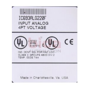 Fanuc IC693ALG220F Analoges Eingangsmodul Analog input...