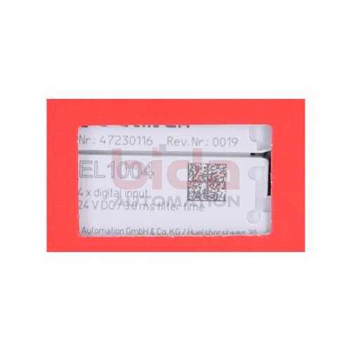 BECKHOFF EL1004 EtherCAT-Klemme EtherCAT Terminal