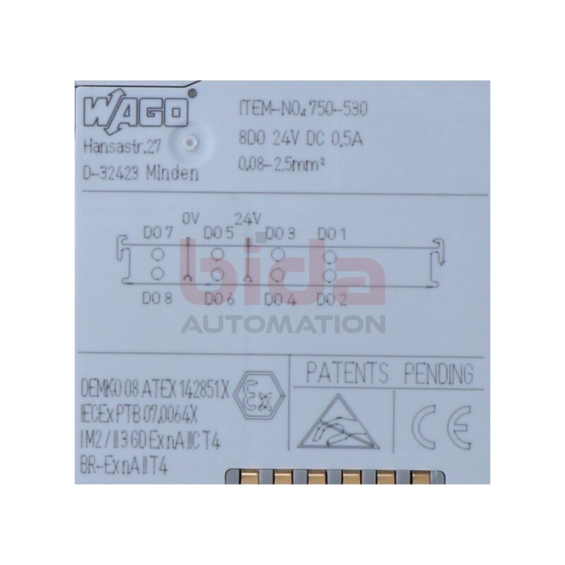 WAGO WAGO 750-530 Ausgangsmodul / output module 24 V DC