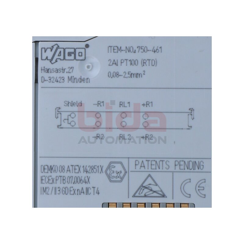 WAGO 750-461 Eingangsmodul / input module