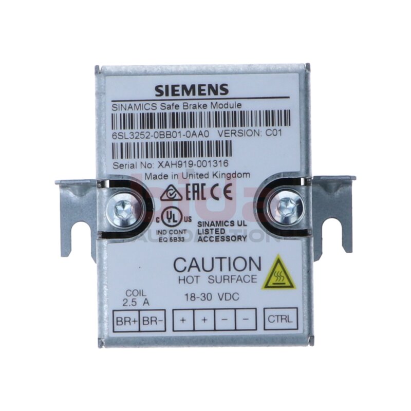 Siemens 6SL3252-0BB01-0AA0 / 6SL3 252-0BB01-0AA0 SINAMICS SAFE Bremsrelais f&uuml;r Power Module Brake relay for power modules