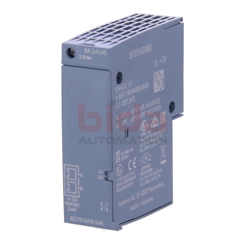 Siemens 6ES7193-6AR00-0AA0 / 6ES7 193-6AR00-0AA0 SIMATIC ET 200SP, Busadapter / bus adapter