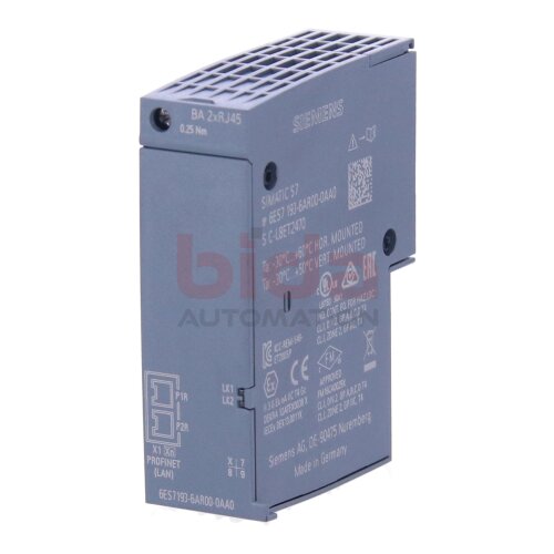 Siemens 6ES7193-6AR00-0AA0 / 6ES7 193-6AR00-0AA0 SIMATIC ET 200SP, Busadapter / bus adapter