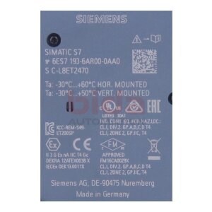 Siemens 6ES7193-6AR00-0AA0 / 6ES7 193-6AR00-0AA0 SIMATIC...