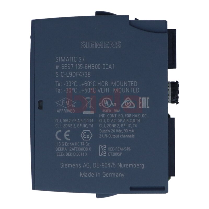 Siemens 6ES7135-6HB00-0CA1 / 6ES7 135-6HB00-0CA1  SIMATIC ET 200SP, analoges Ausgangsmodul / analogue output module