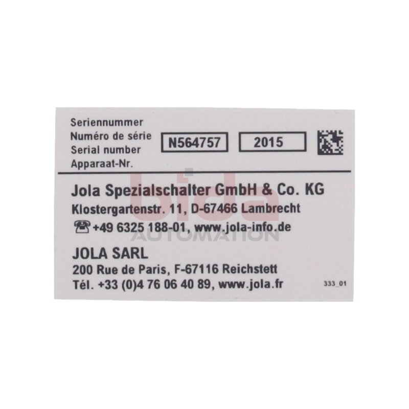 Jola Leckmaster 101/Ex Schaltger&auml;t Switching device