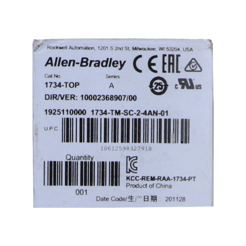 Allen-Bradley 1734-TOP Anschlusssockel / Terminal Base