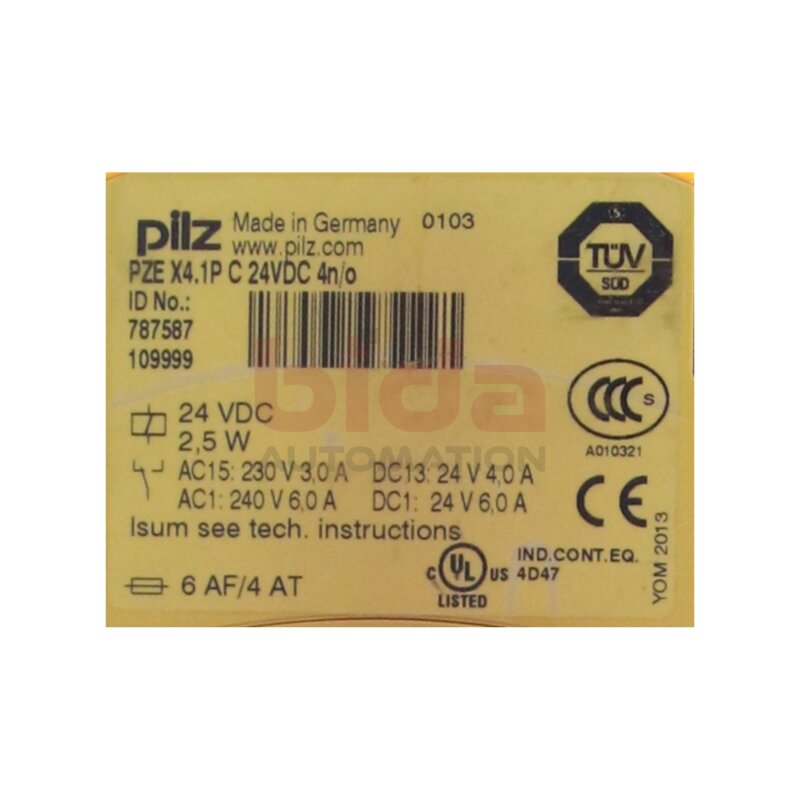 PILZ PZE X4.1P C (787587) Sicherheits-Kontaktblock Safety contact block