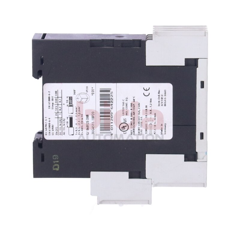 Siemens 3UG4511-1BP20 / 3UG4 511-1BP20 &Uuml;berwachungsrelais / monitoring relay 320...500 V