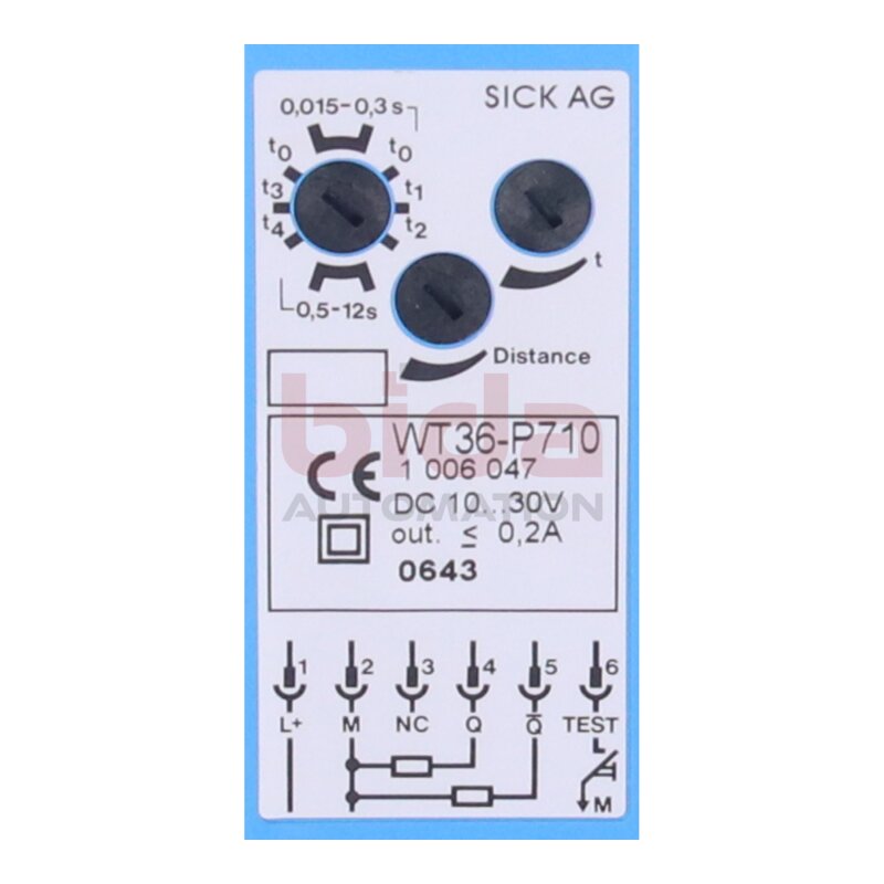 Sick WT36-P710 (1006047) Reflexions-Lichttaster Reflective Light sensor