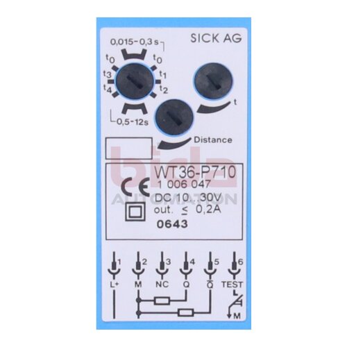 Sick WT36-P710 (1006047) Reflexions-Lichttaster Reflective Light sensor