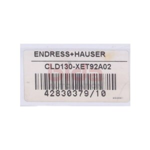 ENDRESS+HAUSER CLD130-XET92A02...