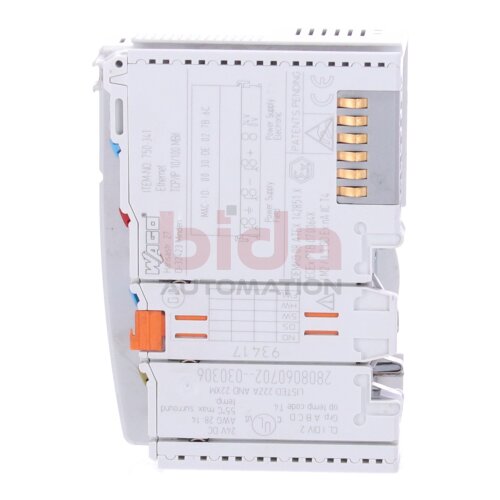 WAGO 750-341 Feldbuskoppler ETHERNET Fieldbus coupler